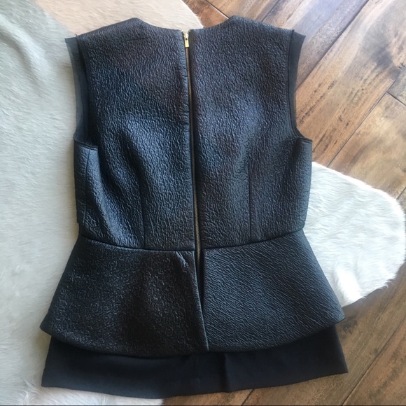 Diane Von Furstenberg Black Sleeveless Top - Picture 4 of 5